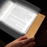 LED lučka za branje z leseno osnovo