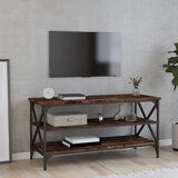 Maison Chic TV omarica - TV stojalo - Televizijska omarica dimljeni hrast 100x40x50 cm inženirski les, (21700577) | Shoptok.si