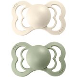 Bibs Supreme Natural Rubber Size 2: 6+ months duda Ivory / Sage 2 kom Cijene