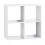  Stalak sa 4 police 34,5x32x100,5 drvo bela Cene