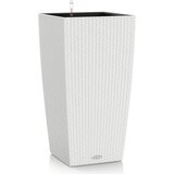 LECHUZA Okrasni lonec CUBICO Cottage 40 komplet - Bela | Shoptok.si