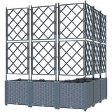  Vrtna saksija 5 pcs Svijetlo siva 120 x 120 x 143 cm Plastika | Eponuda.ba