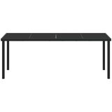  Stol za vrt Crna 200 x 80 x 73 cm Metal | Eponuda.com