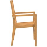  Složive vrtne stolice 2 kom 56,5x57,5x91 cm od masivne tikovine | shoptok.hr