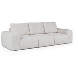 Rodier Svetlo siva sedežna garnitura iz tkanine bouclé 287 cm Mirel – | Shoptok.si