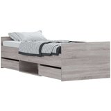  Kreveta s uzglavljem i podnožjem boja hrasta 75 x 190 cm | shoptok.hr