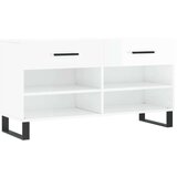  Klupa za cipele sjajna bijela 102x35x55 cm konstruirano drvo | shoptok.hr