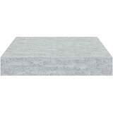  Plutajuće zidne police 4 kom boja betona 23 x 23,5 x 3,8 cm MDF | Eponuda.com