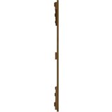  Uzglavlje za krevet boja meda 127,5x3x90 cm masivna borovina | shoptok.hr