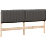  Tapecirani uzglavlje s uzglavljem Smeđa i tamno siva 180 cm | shoptok.hr