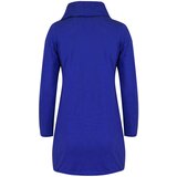 Pri Thin long sweatshirt with a diagonal zipper and a BEATA neck warmer | Shoptok.si