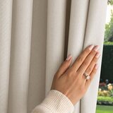Restilo MOLTE curtain, light beige, plain, classic style, multifunctional tape, Oxford fabric, 155 x 220 cm | shoptok.hr