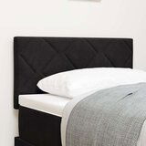 vidaXL Vzglavje s diamantnim blokovnim dizajnom Črna 80 cm Samet, (22008418) | Shoptok.si