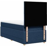  Krevet s oprugama i madracem plavi 90 x 200 cm od tkanine | shoptok.hr