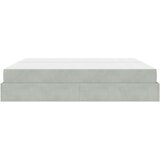 Okvir kreveta s madracem s madracem 2 pcs Svjetlosiva Baršun | shoptok.hr
