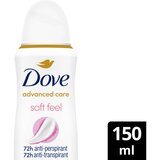 Dove Advanced Care Soft Feel antiperspirant v pršilu 150 ml | Shoptok.si