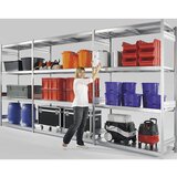 hofe Sestavljivi regal z velikimi jeklenimi policami, višina 2000 mm, širina police 2500 mm, globina police 500 mm, osnovni regal | Shoptok.si