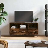 vidaXL TV omarica dimljeni hrast 102x36x50 cm inženirski les | Shoptok.si