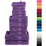  12-dijelni vrhunski set ručnika SOLUND ljubičasti 600 gsm | shoptok.hr