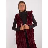 Wool Fashion Italia Vest-AT-KZ-2368-1.13-burgundy | shoptok.hr