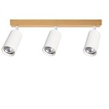  Brilagi - Spot svetiljka SELE 3xGU10/30W/230V bela/dekor hrasta | Eponuda.com