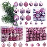 Tutumi Set dekoracija za bor u bojama ljubičaste i ružičaste 208 komada | shoptok.hr