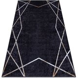 RugsX Preproge MIRO 51233.811 pralna preproga geometrična protiz 160x220 cm Črna | Shoptok.si
