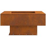 vidaXL Vremensko odporna jekla/Rjava Corten jeklo 60 x 60 x 30 cm | Shoptok.si