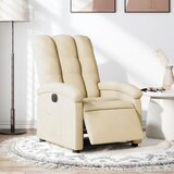 Maison Chic Električni naslanjač - Relax naslanjač krem tkanina, (22061917) | Shoptok.si