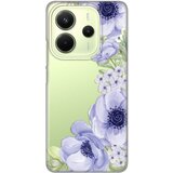  torbica silikonska print skin za xiaomi redmi note 14 4G (srb) blue roses | ePonuda.com