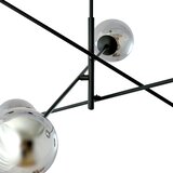  Luster na šipci LINEAR 6xE14/10W/230V crna/siva | Eponuda.com