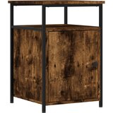  Noćni ormarići 2 kom dimljeni hrast 40x42x60 cm drveni | shoptok.hr