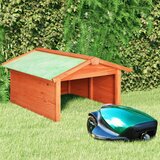 vidaXL Garaža za robotsko kosilnico 72x87x50 cm lesena | Shoptok.si