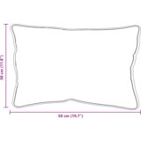 vidaXL Poplun Ostalo s jastukom 3 pcs Bijela 240 x 260 cm Mikrofibra | shoptok.hr