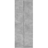  Visoka komoda siva betona 70x35x180 cm od konstruiranog drva | shoptok.hr