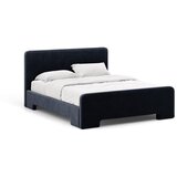 Micadoni Tamno plavi tapecirani bračni krevet s podnicom 140x200 cm Eda – | shoptok.hr