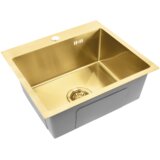 Rea Čelični sudoper Leo 50 BRUSH NICKEL | shoptok.hr