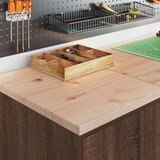 vidaXL Garažna omara za shranjevanje 40x51x85 cm trdna borovina | Shoptok.si