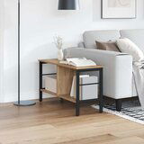 vidaXL Polica Umjetnički hrast 82 x 32 x 47 cm Konstruirano drvo | shoptok.hr