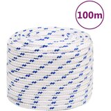 vidaXL Brodski konop bijeli 18 mm 100 m od polipropilena | shoptok.hr
