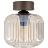 Plafonska svetiljka SALVIA 1xE14/10W/230V prečnik 15 cm braon/dimljeno braon | Eponuda.com