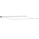  Okvir tende S LED lampica Bijelo 450 × 350 cm Aluminij | shoptok.hr