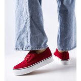 Gemre Red eco-suede sneakers Abboud | Shoptok.si