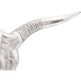 vidaXL zidna Dekoracija Srebro Aluminij 49 x 10 x 36 cm | shoptok.hr