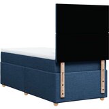 vidaXL Krevet s oprugama i madracem plavi 100 x 200 cm od tkanine | shoptok.hr