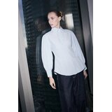Trendyol Modest Ženska košulja Tctss26Tg00015, Svetloplava Cene
