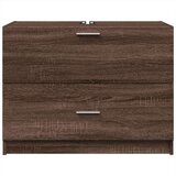 Ormarić za umivaonik smeđa boja hrasta 78 x 37 x 59 cm drveni | shoptok.hr