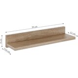 COMFORTCOVE 3x stenska polica - 39x12x8cm | Shoptok.si