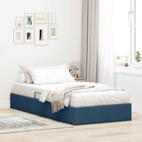  Otomanski krevet s pohranom Plava 90 x 190 cm tkanina | shoptok.hr