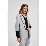 Marisse Women's Jacket Z-Mr-4501 Grey Mel Cene